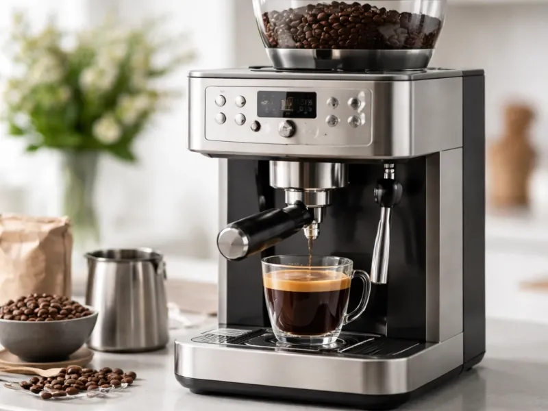 Aparat cafea cu râșniță