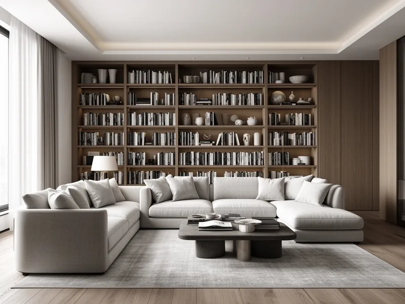 Bibliotecă living premium