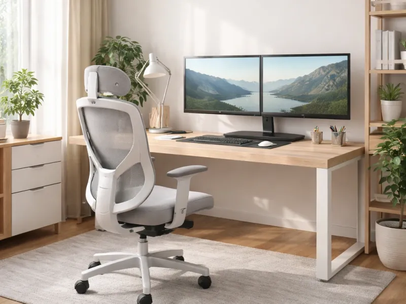 Birou ergonomic pentru acasă