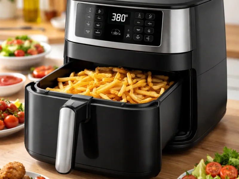 Friteuză cu aer cald mare