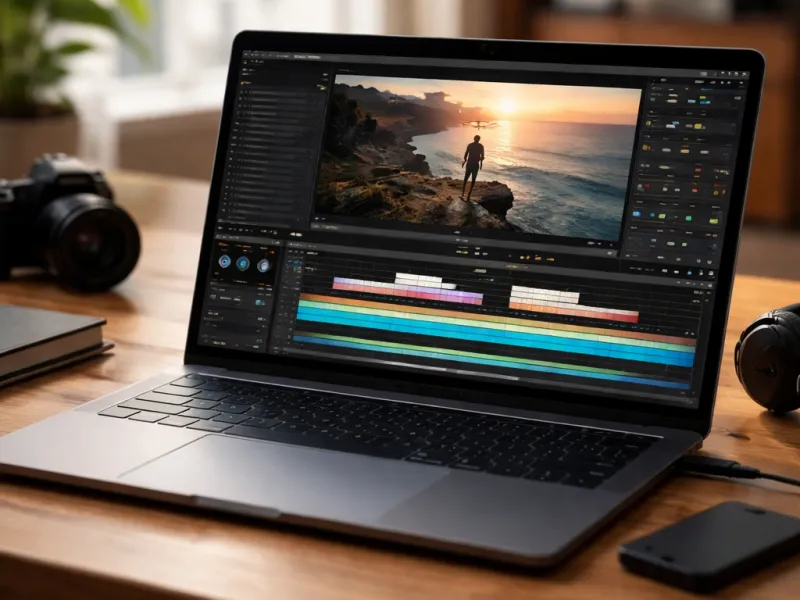 Laptop pentru editare video