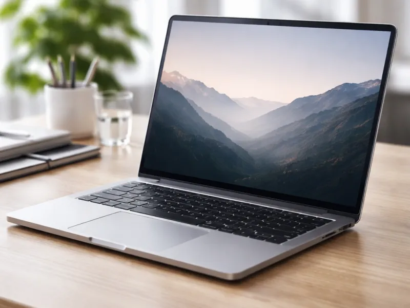 Laptop premium din aluminiu